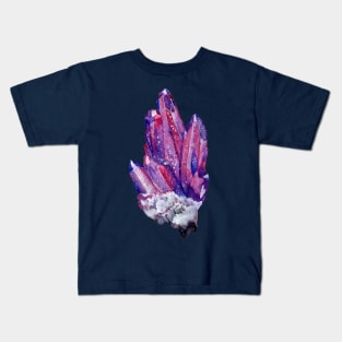 single watercolor crystal Kids T-Shirt